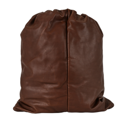 Puffy Backpack, Leather, Brown, MII DB, 4*
